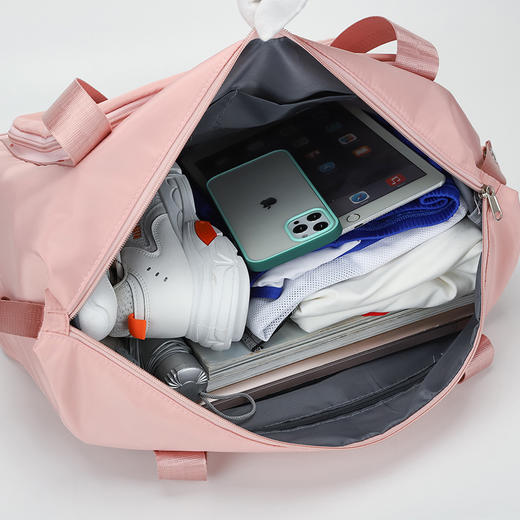 【春艺】折叠旅行包 可折叠手提瑜伽游泳健身包女短途旅游登机运动包 商品图3