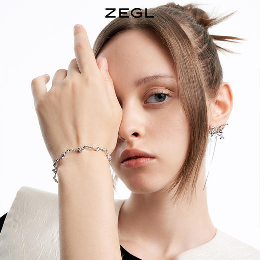 ZEGL设计师荆棘蔷薇系列手链女手链女ins小众设计2022年新款手饰 商品图3