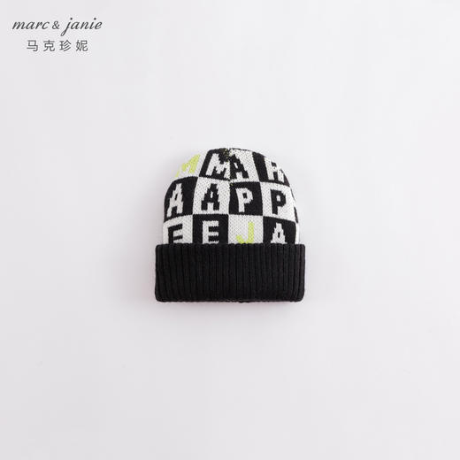 【柔蓝绒】马克珍妮冬装 男女童提花毛线帽 宝宝帽子221850 商品图3