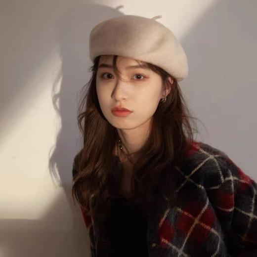 老米优品 / 冬日氛围感神器！《复古南瓜贝雷帽 韩版秋冬季羊毛呢帽》简约又透露着精致感，随手一拍就很好看！ 商品图3