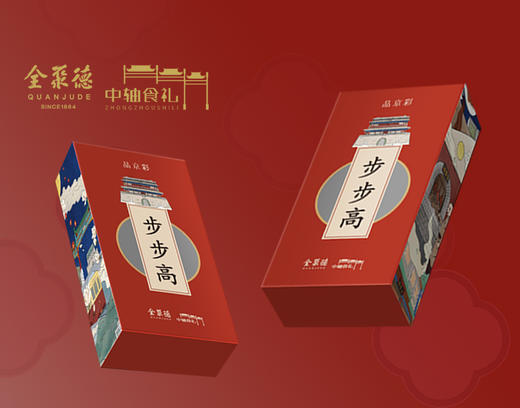 全聚德【中轴食礼 年糕礼盒】红枣味 陈皮红豆味 商品图0