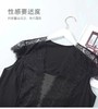 安莉芳夏季薄款蕾丝无袖背心女士性感通透深V打底上衣ED00261 商品缩略图2