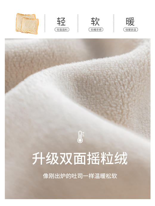 摇粒绒外套羊羔绒女秋冬加绒加厚开衫宽松拉链立领绒衫上衣卫衣 商品图5