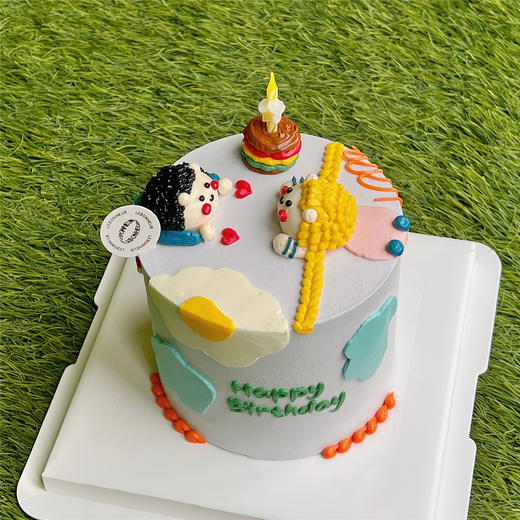 INS涂鸦风 爱意满满 · 奶油蛋糕 商品图0