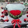 爱心吸盘婚车花泥 商品缩略图0