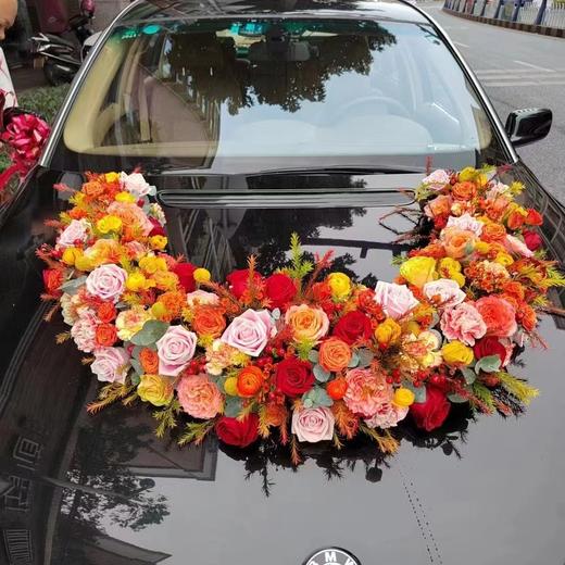 U形吸盘婚车花泥 商品图0