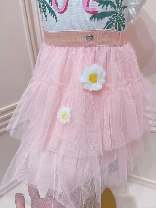 非质量问题不退换哦~椰子树loveT恤  粉色小雏菊蛋糕裙 商品图3