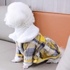 宠物格子裙 夹棉秋冬小型犬狗狗衣服批发 商品缩略图5