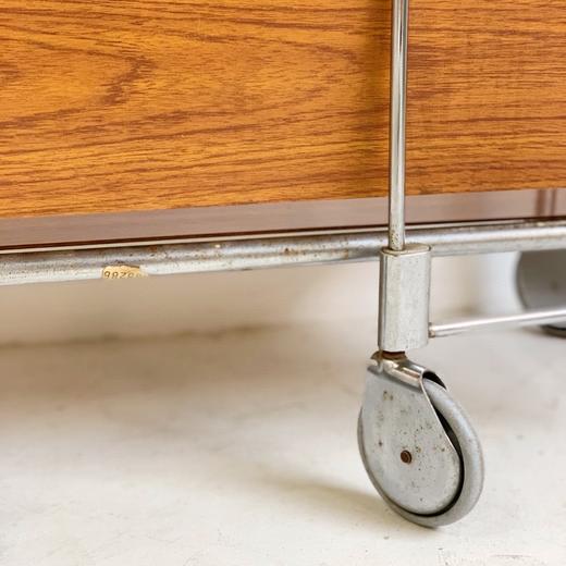 1970s德国Gerlinol中古折叠餐车 柚木色B0119 商品图8