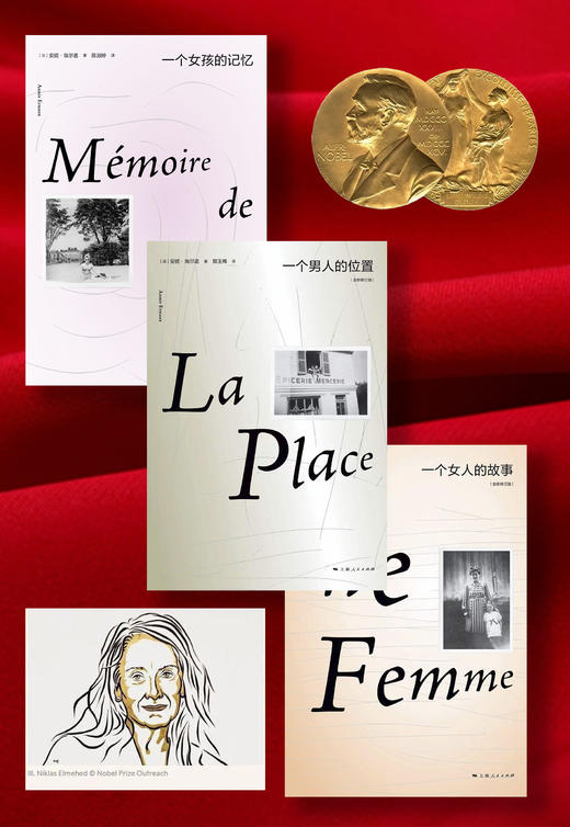 安妮·埃尔诺作品集（3册）（2022年出版） 商品图0