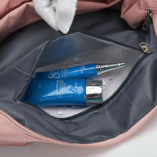 【春艺】折叠旅行包 可折叠手提瑜伽游泳健身包女短途旅游登机运动包 商品图2