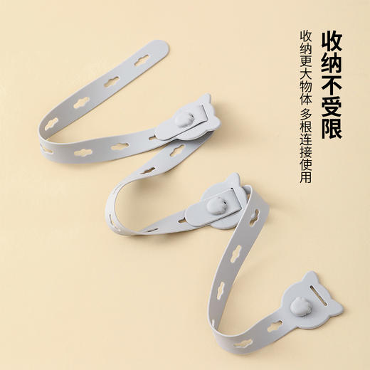 FaSoLa扎带多用途自锁式硅胶扎带数据线魔术贴扎线带电线捆绑固定 商品图4