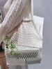 有机棉背提网包(白色) 购物网兜 兜身38*35/提手25cm 亲肤柔和 不刺激 0%染色 素道敦煌天然有机彩棉织造 舒适安全健康 商品缩略图2