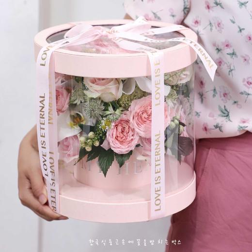圆形韩式手捧花盒 商品图0