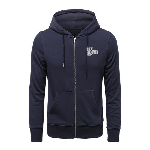 自由基地秋冬新款男女毛圈带帽拉链越野卫衣团队队服个性设计图案 NMT-1909 商品图2