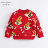 马克珍妮秋冬新款 男童小兔子提花保暖套头毛衣221866 商品缩略图0