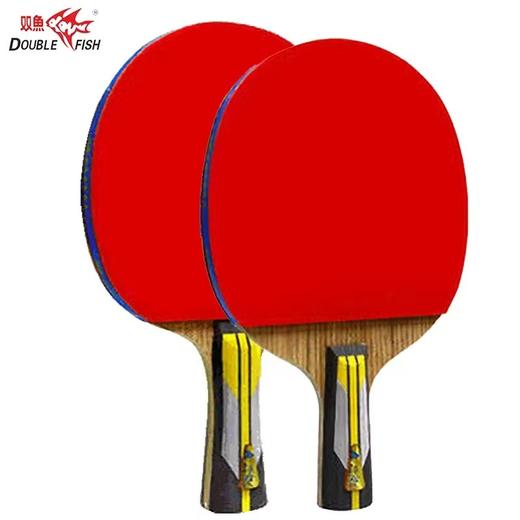 双鱼乒乓球拍单拍6A+E直拍短柄6A+C横拍长柄新六星单拍乒乓球拍7层底板1支 商品图9