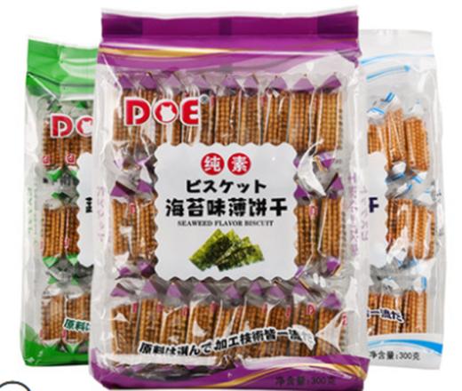 DOE-薄饼干 蔬菜味 牛奶味 商品图0