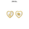 ZEGL设计师本命兔年系列法式兔爱心耳环女复古耳钉银针秋冬耳饰品 商品缩略图0