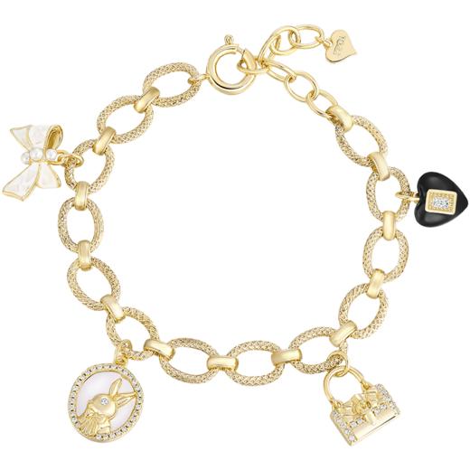 ZEGL设计师本命兔年系列法式兔古巴粗手链女ins小众设计爱心手饰 商品图5