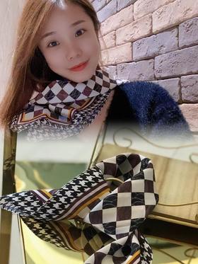 优品堂《缀点》100％桑蚕丝50x50方巾