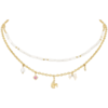 ZEGL设计师本命兔年系列法式兔珍珠叠戴项链女轻奢小众双层锁骨链 商品缩略图5