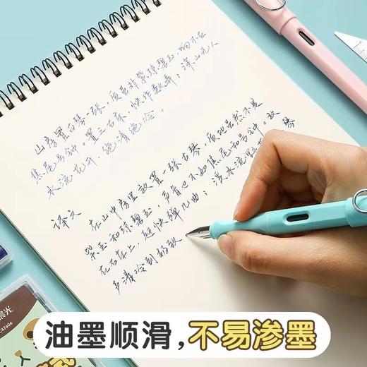 晨光 10支装钢笔墨囊 3.4口径直液式可替换墨囊墨水内胆笔芯中小学生用笔记学习办公会议AIC47606文具 商品图3
