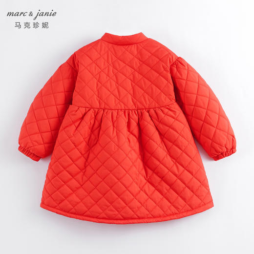 【新中式】马克珍妮冬装新款 女童中国风盘扣夹棉保暖外套221591 商品图2