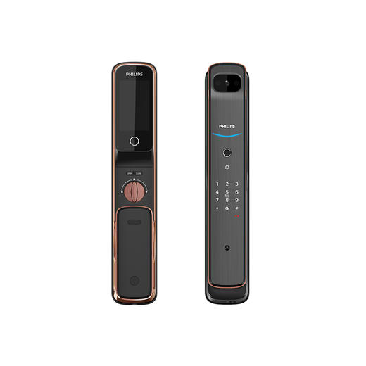 飞利浦（PHILIPS） 电子锁 全自动带屏推拉式智能可视猫眼视频锁指纹密码锁智能门锁 DDL-709VP-5HW 商品图2