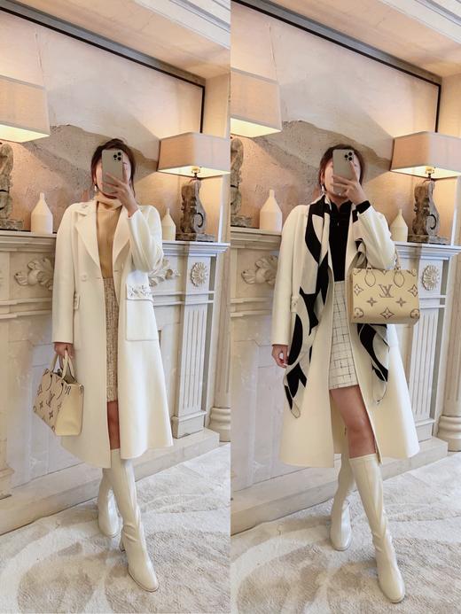 秋冬B备进口超纤环保弹力PU皮长筒靴！线下DA牌篙端品质 显高显腿长腿直！ PU材质轻薄、具有弹力、韧性好、防水透气好打理！5cm增高 黑色/白色两个颜色 秋冬氛围感百搭“神Qi”！ 商品图7