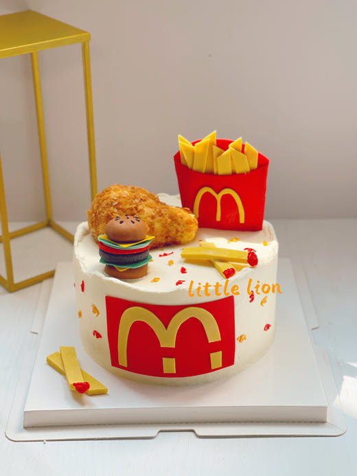 狮子家-麦当劳集合！宝贝最爱！生日蛋糕 纪念日蛋糕 聚会 仪式感必备 健康甜品 商品图0