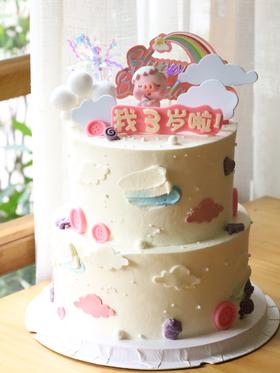 粉色系猪宝宝（图片是双层款 也可以做单层）