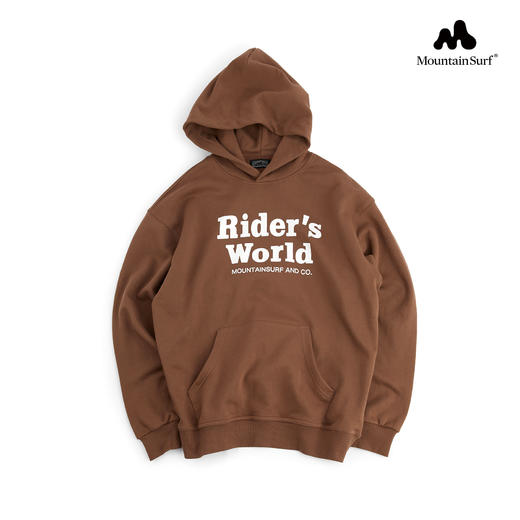 MountainSurf山系户外「Rider’s World」SLOGAN 复古骑行卫衣 无性别 商品图0