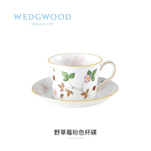 【WEDGWOOD】威基伍德野草莓骨瓷咖啡壶粉色咖啡杯咖啡碟欧式咖啡具 商品图4