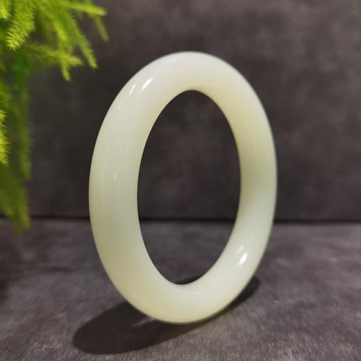 【御珠宫坊·传承系列】羊脂白玉手镯55.6mm 商品图2