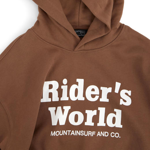 MountainSurf山系户外「Rider’s World」SLOGAN 复古骑行卫衣 无性别 商品图2