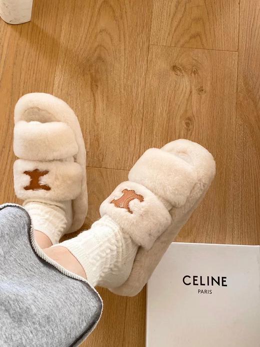 【女款】河南桑坡雪地靴 凯旋拖鞋羊皮毛一体  35-40码 商品图5