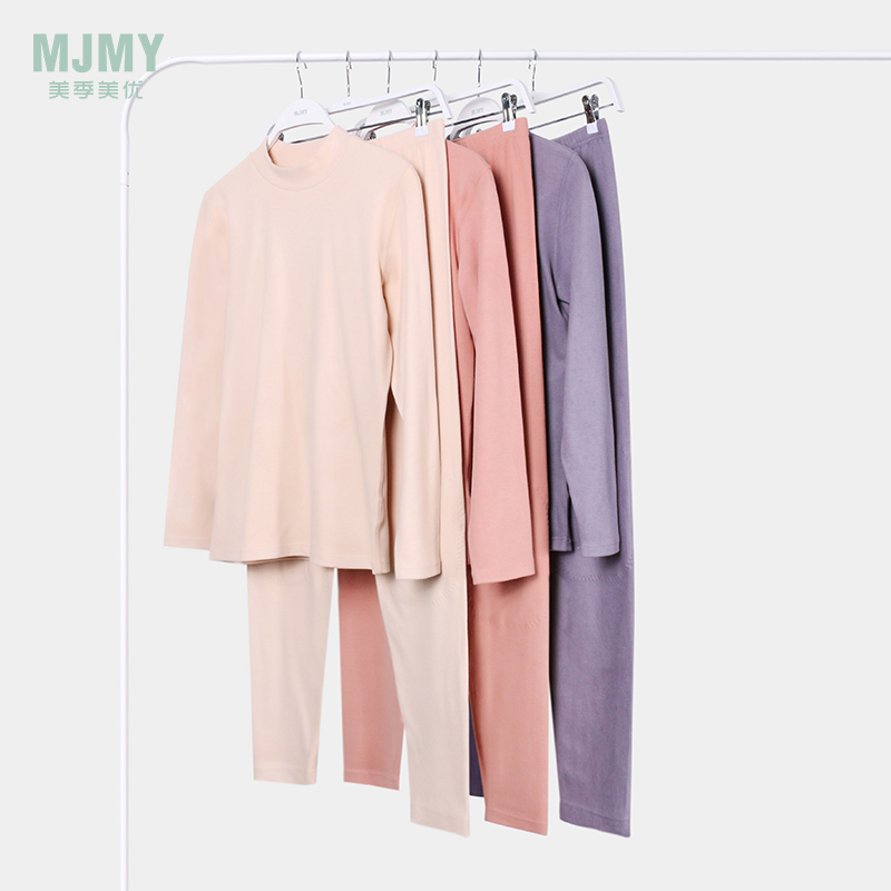 美季美优女士双面磨毛+羊绒贴片套装B240803