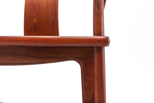 红桥红  家具严选  缅甸花梨（大果紫檀）【宝蕴楼扇形 南官帽椅】 商品图4