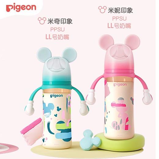 贝亲迪士尼系列自然实感第3代宽口径玻璃彩绘奶瓶PPSU彩绘奶瓶 商品图11