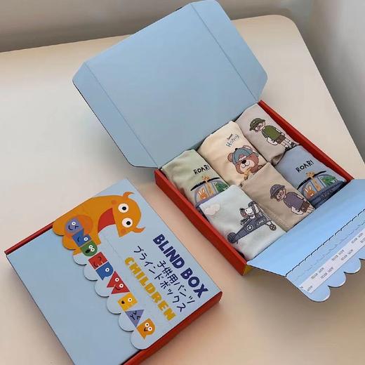 【限时折扣】 BLIND BOX日单高品质儿童纯棉内裤1盒6条 商品图4