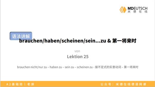 【语法】zu 结构用法 & 第一将来时丨L25 商品图0
