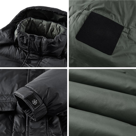 【新款DTH】大依优型大码可脱卸帽羽绒服保暖加厚外套潮流胖子白鸭绒男装 商品图4