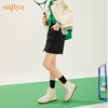 【春节不打烊】Safiya/索菲娅 朋克风加绒短靴2022冬季新款加厚防滑保暖羊毛雪地靴女 SF2411A064 商品缩略图3