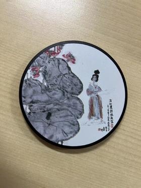淡妆浓抹杯垫