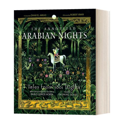 天方夜谭 一千零一夜的故事 注释和插图版 英文原版 The Annotated Arabian Nights Tales from 1001 Nights 精装版 进口英语书籍 商品图0