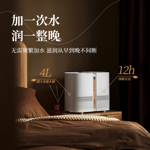 【大宇】纯净型加湿器PH01奶糖白 PH01-NTB 商品图2