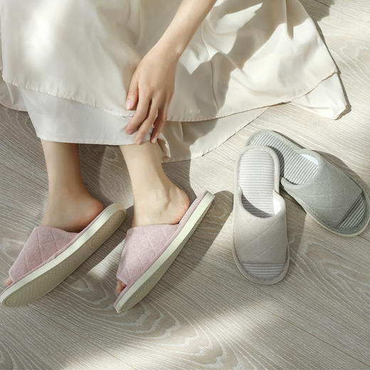 黛唯梵轻便拖鞋男四季开口居家家用防滑拖鞋女情侣拖鞋 商品图2