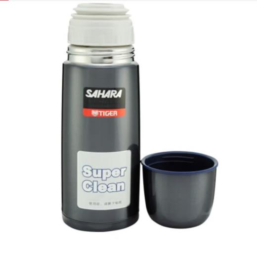 日本虎牌Tiger 不锈钢真空保温杯子弹头 350ml 亮炫黑 商品图2