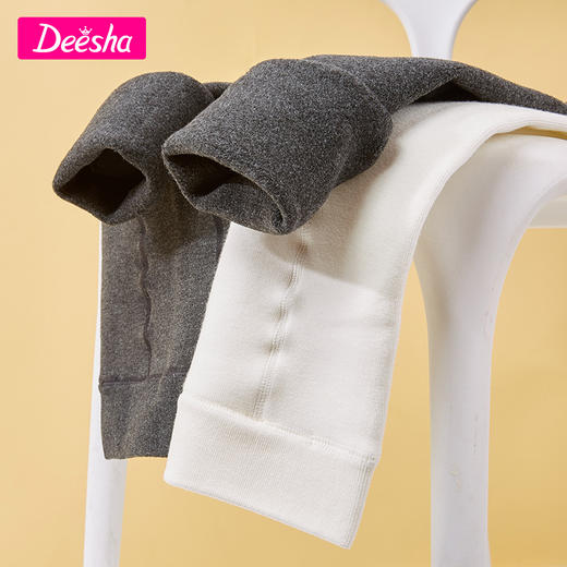 笛莎Deesha 童装女童袜子2022冬季新款加绒高弹厚款连脚打底女孩儿连裤袜 商品图0